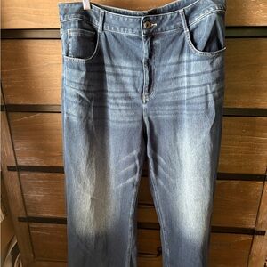 HALARA Flare Wide Leg Denim Jeans